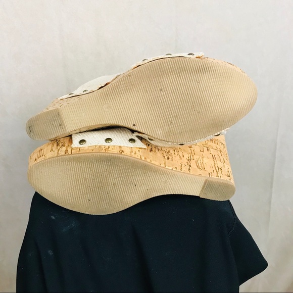 Groove | Cork Wedges | Cream | 9 - Picture 8 of 8